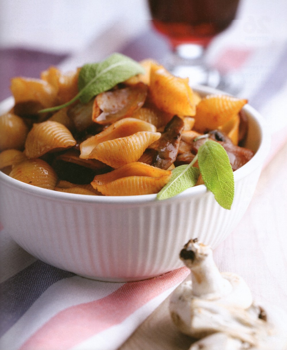Conchiglie με «μεθυσμένα» μανιτάρια